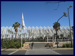 City of Arts and Sciences 148 - L'Umbracle garden walk.